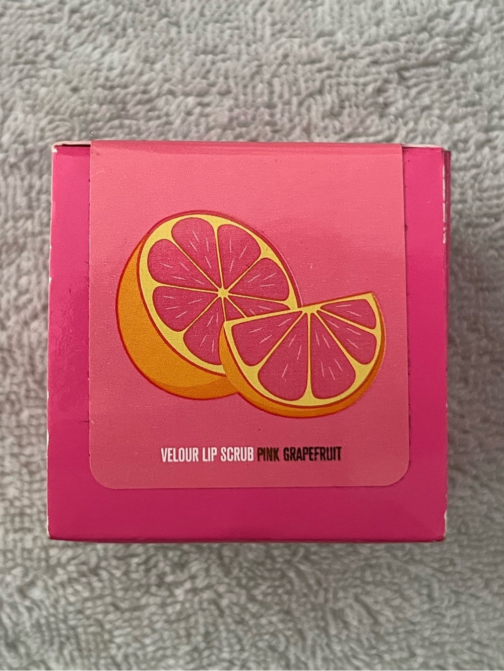 Jeffree Star Pink Grapefruit Velour Lip Scrub - Pink & Yellow